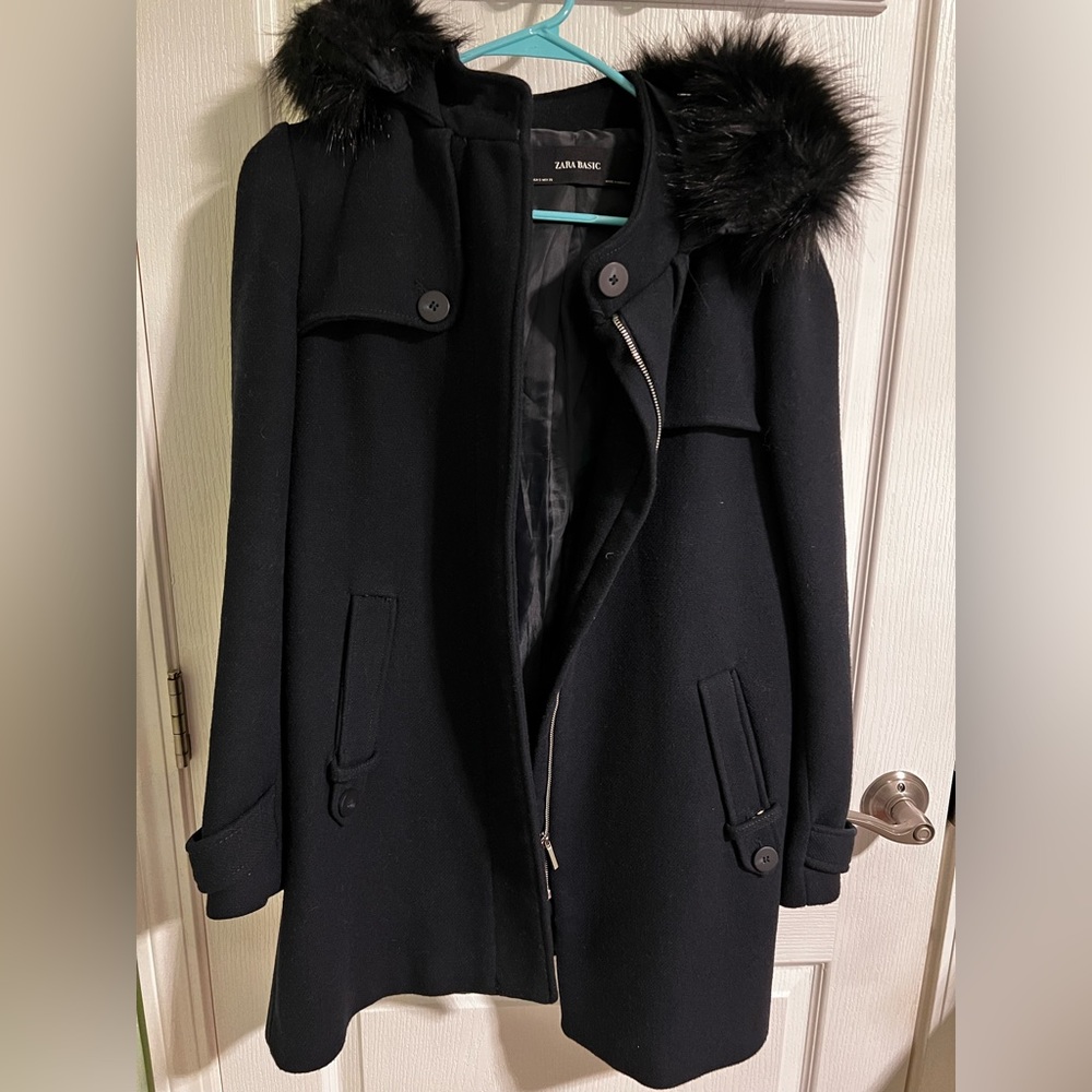 Zara dark blue coat